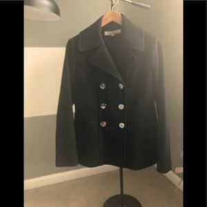 Kenneth Cole black  ladies pea coat